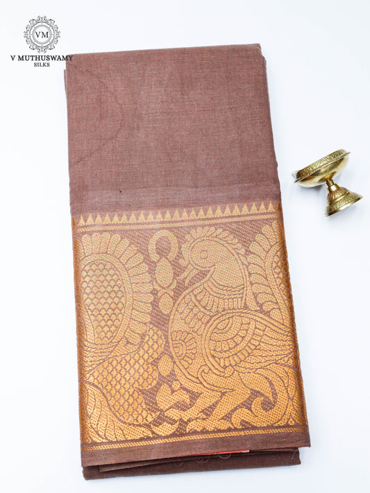 Madurai Sungudi Cotton Saree - Rosy Maroon