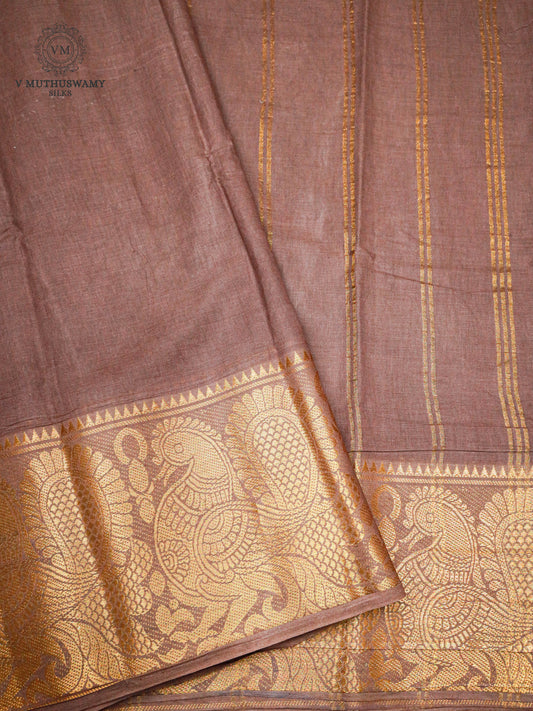 Madurai Sungudi Cotton Saree - Rosy Maroon