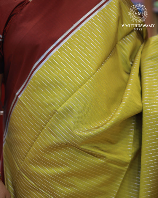 Fenugreek With Merun - Semi Soft Silk Saree