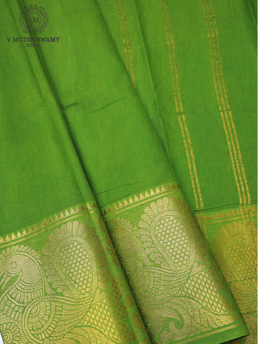Cotton Saree - Green
