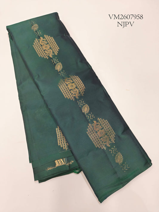Mineral Green Semi Soft Silk Saree