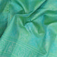 VM23075419 Green Cyan with Greenish Cyan kanchipuram wedding silk saree
