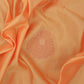 VM23083526 Light orange with Olive Semi soft silk saree