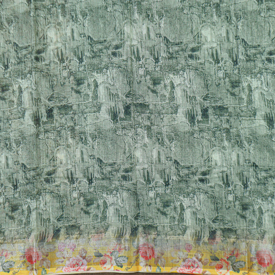 VM230927 Linen cotton saree