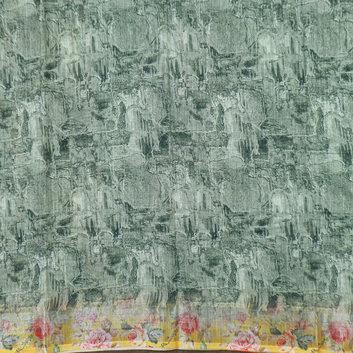 VM230927 Linen cotton saree
