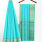 VM lightblue handloom silk cotton VM2301007