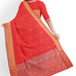 VM red colour handloom silk cotton VM2301012