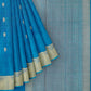 VM peacockblue handloom silk cotton VM2301015