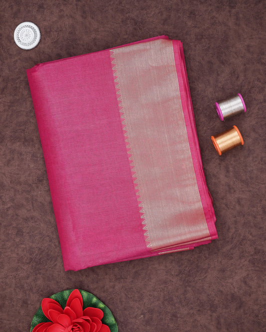 Pink Fancy Cotton Sarees