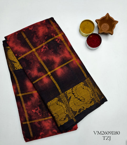 Sungudi Cotton Saree