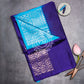HSS14 Persian Indigo and  Pacific Blue Colored Soft silk Saree