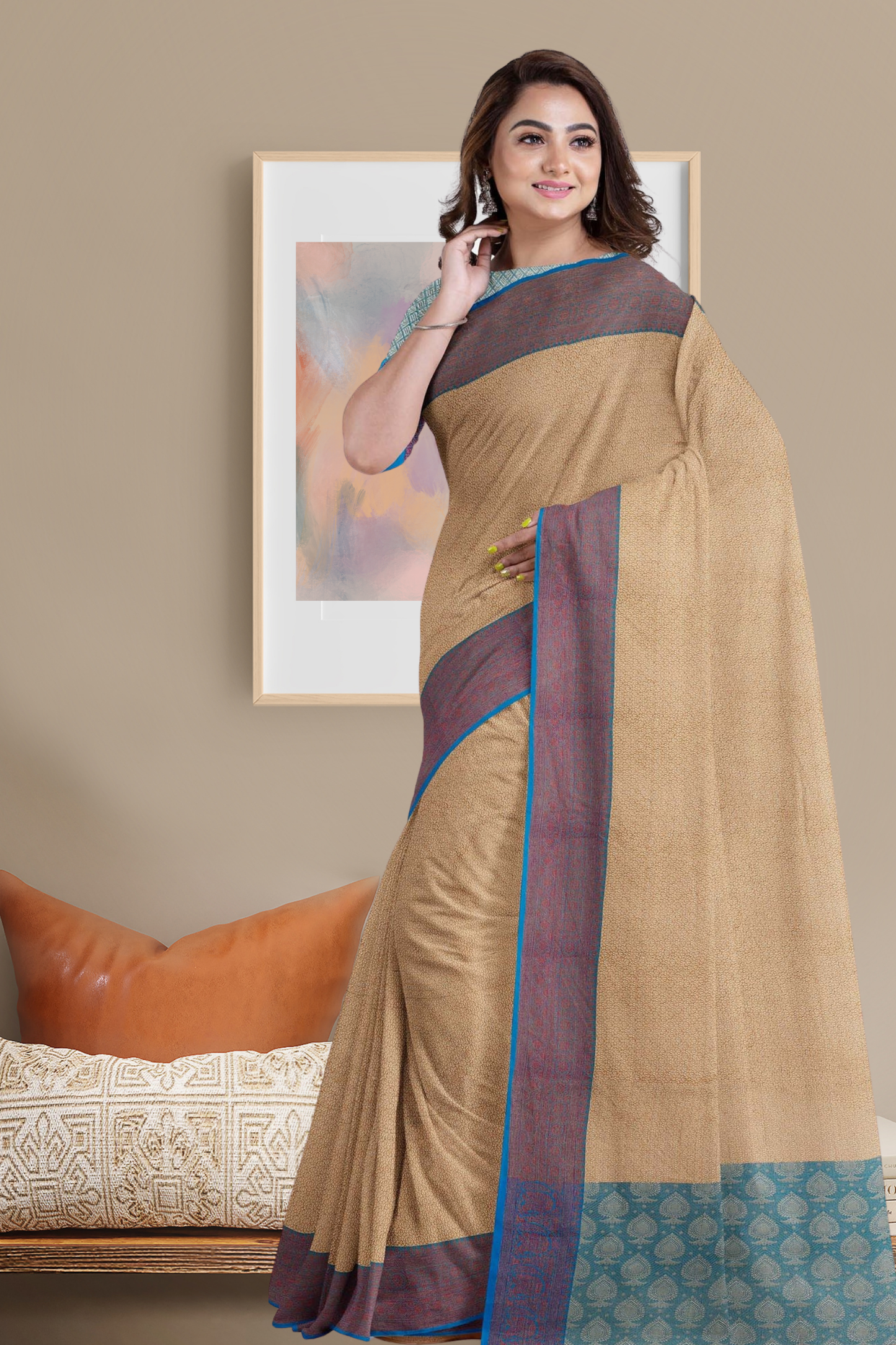 VM23043830 Semi silk Cotton saree