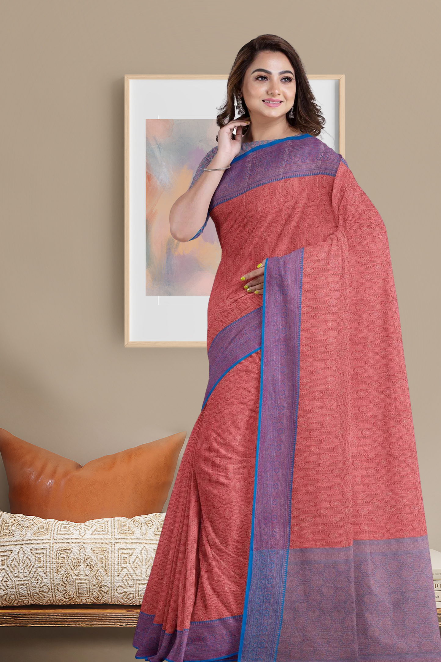 VM23043828 Semi silk Cotton saree