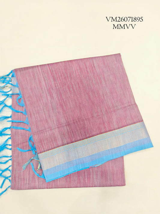 Oriental Pink Handloom Cotton Saree