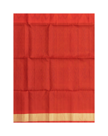 MASTARD COLOUR IKAT SOFT SILK SAREE