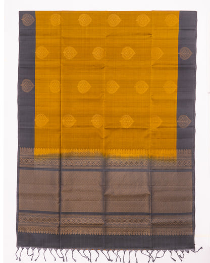 MUSTARD COLOUR SOFT SILK