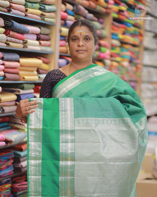 GREEN - KANCHIPURAM TRADITIONAL SILK SAREE