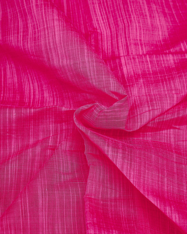 Cotton saree wine red colour