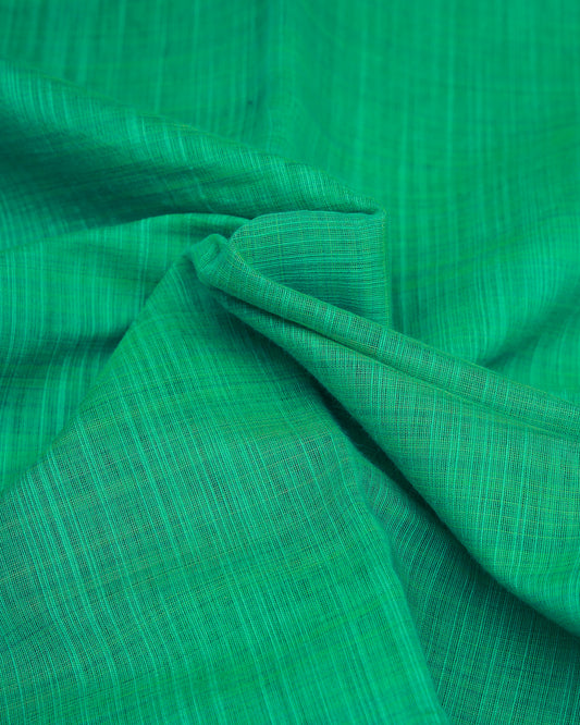 Cotton saree green colour