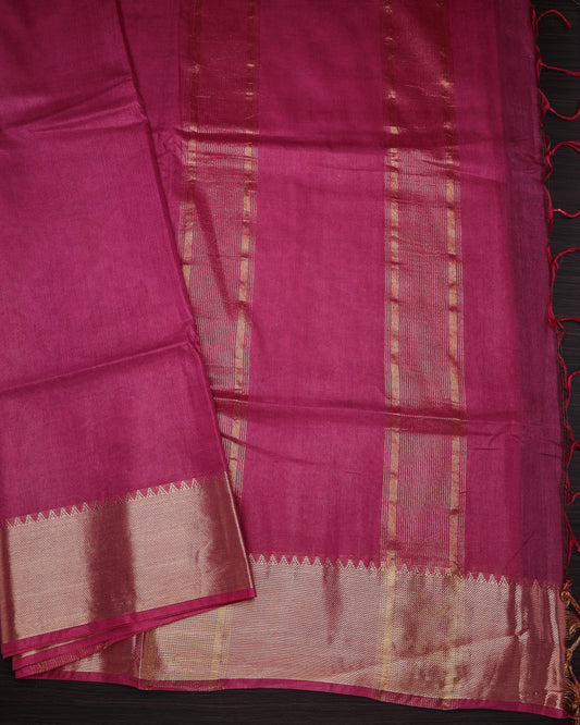 Pink Fancy Cotton Sarees