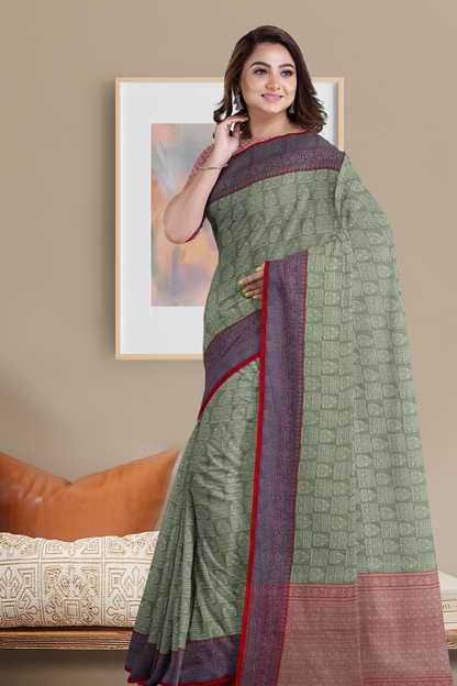 VM23043827  Semi silk Cotton saree