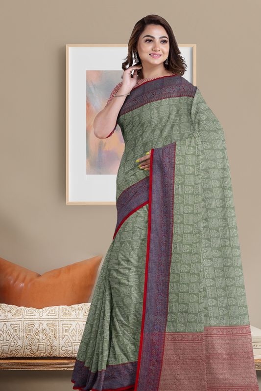 VM23043827  Semi silk Cotton saree