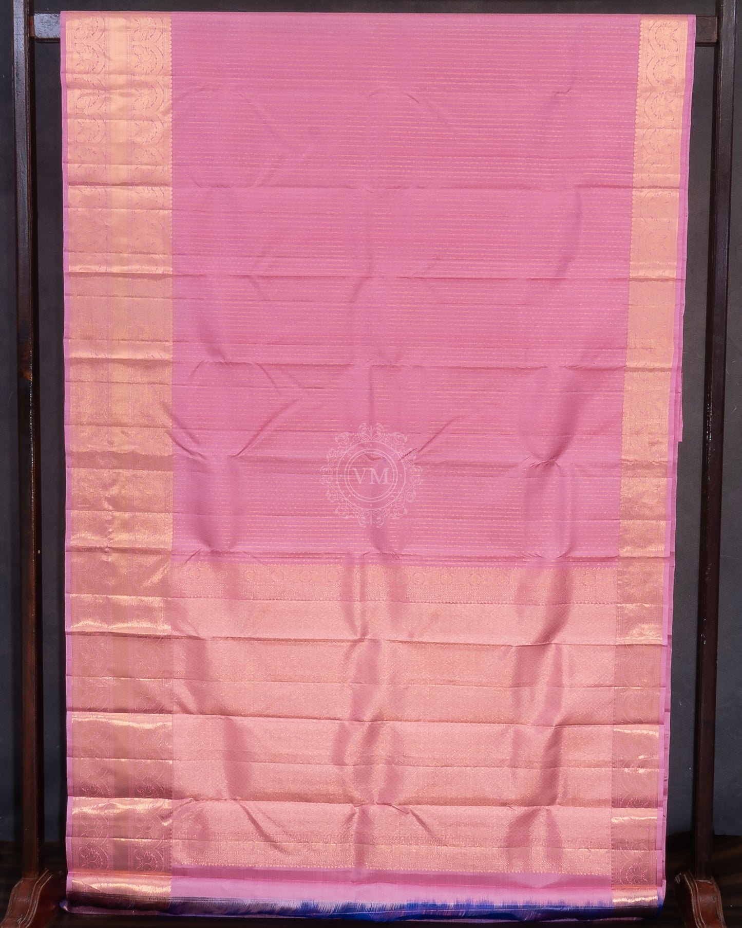 RUDDY PINK COLOUR KANCHIPURAM TRADITIONAL SILK SAREE