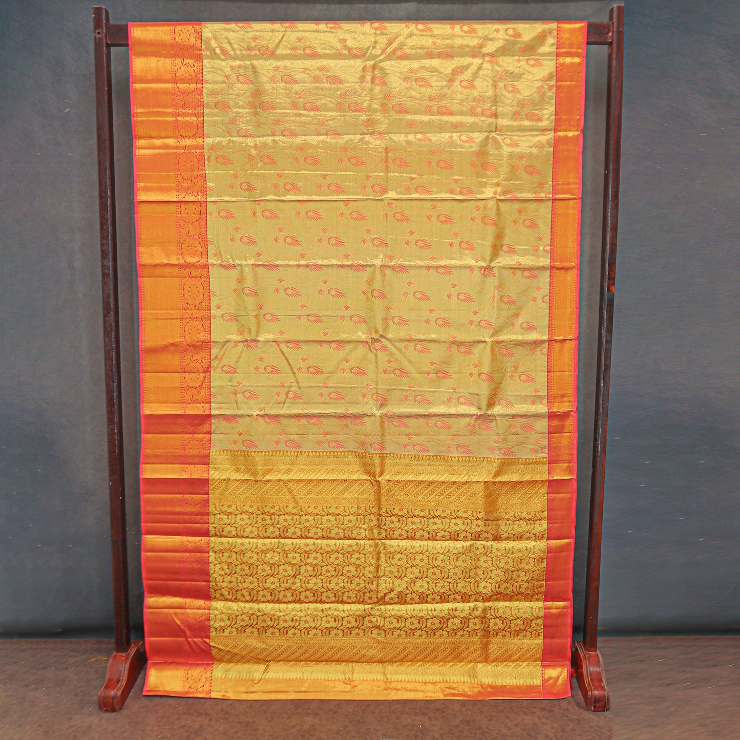 VM golden tissue wedding silksaree VM23042752