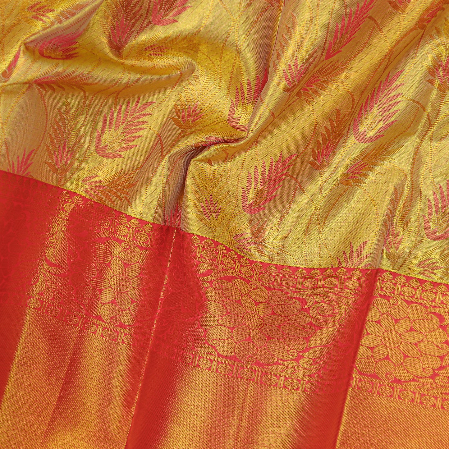 VM golden tissue wedding silksaree VM23042752