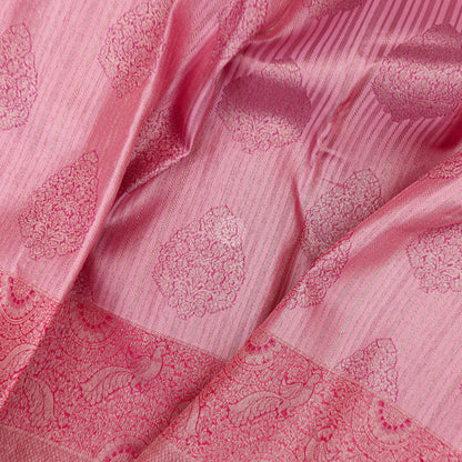 VM23074229 Pastel Violet with Magenta kanchipuram wedding silk saree