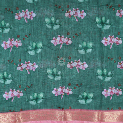 VM2308956 Linen cotton saree