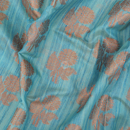 VM23082603 Sky blue with Semi soft silk saree