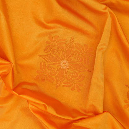 VM23083530 Yellowish orange with Pinkish Semi soft silk saree