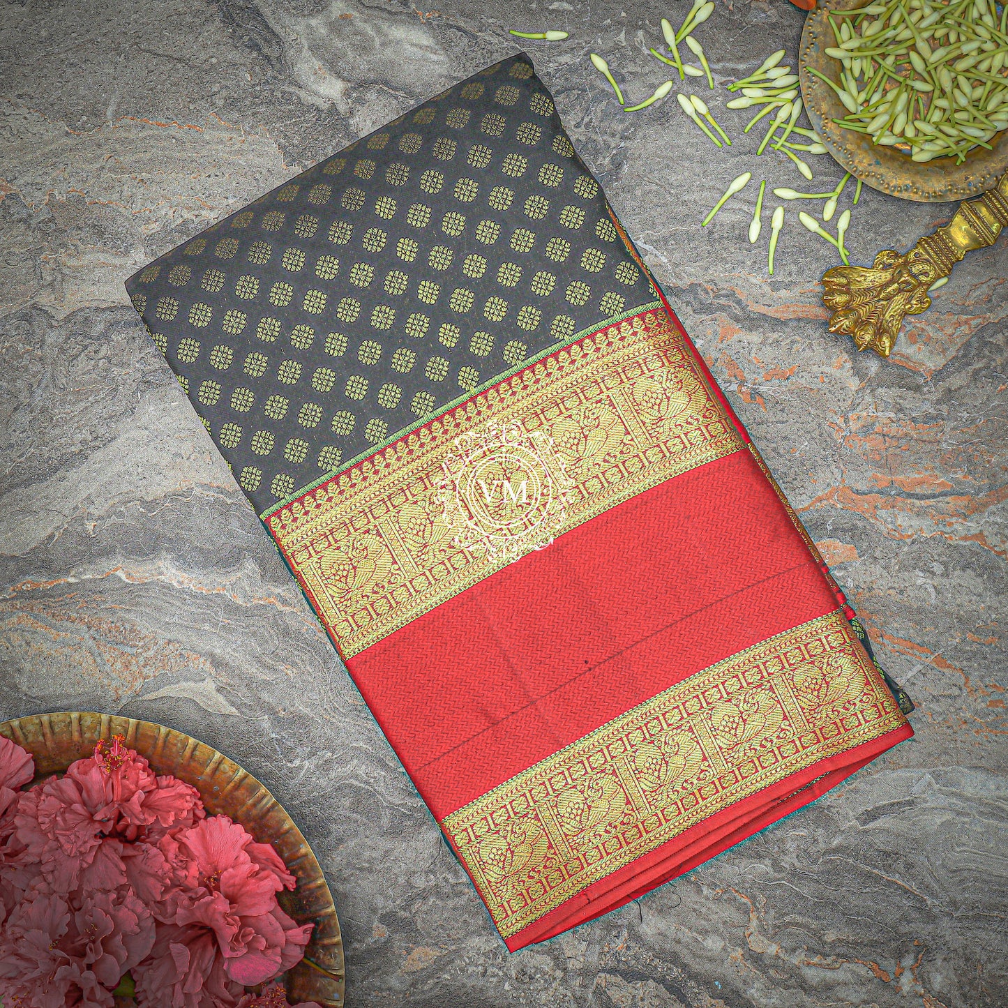 VM Wedding Silk Saree VM2111555