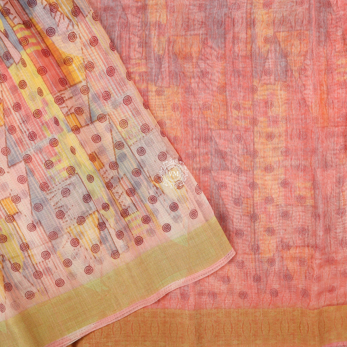 VM Linen Cotton saree VM23061928