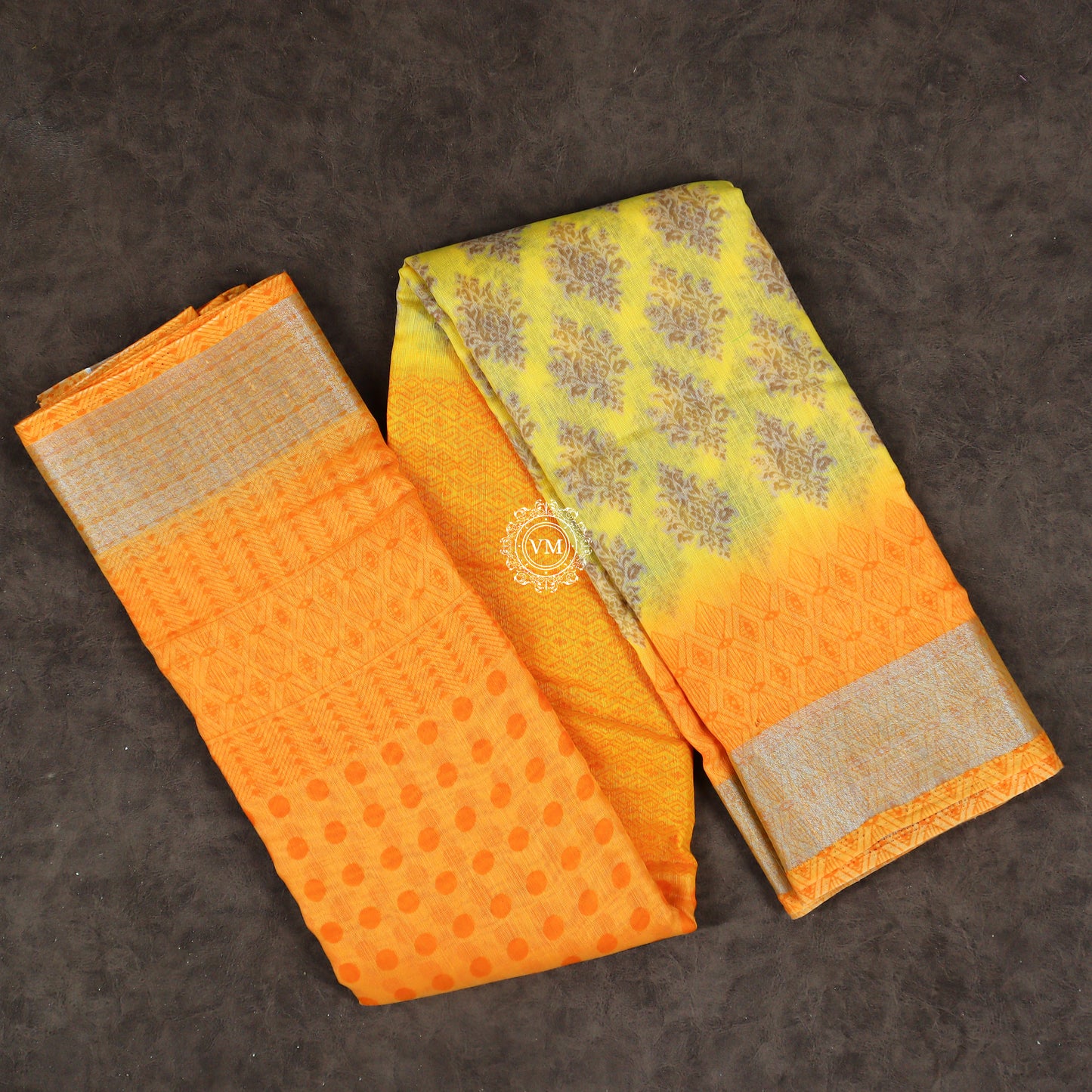 VM Linen Cotton saree VM23057629