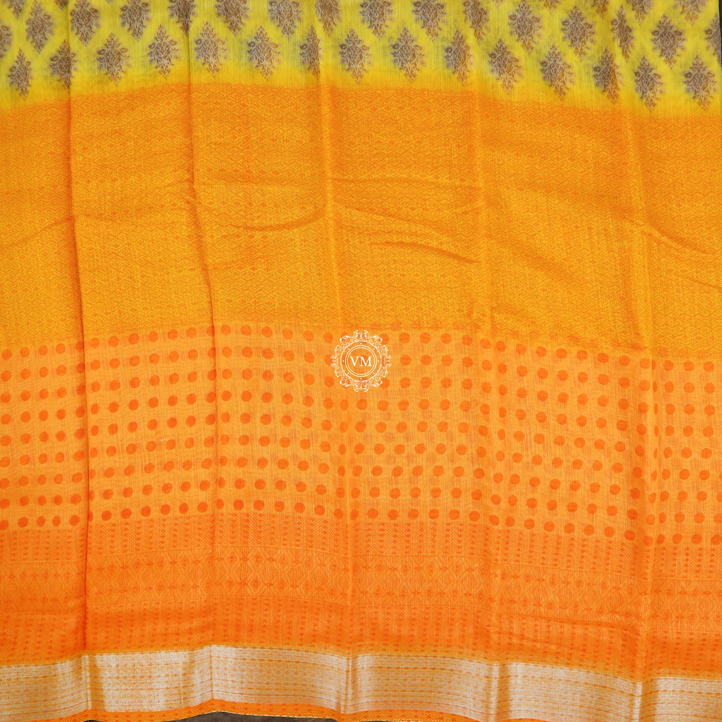 VM Linen Cotton saree VM23057629