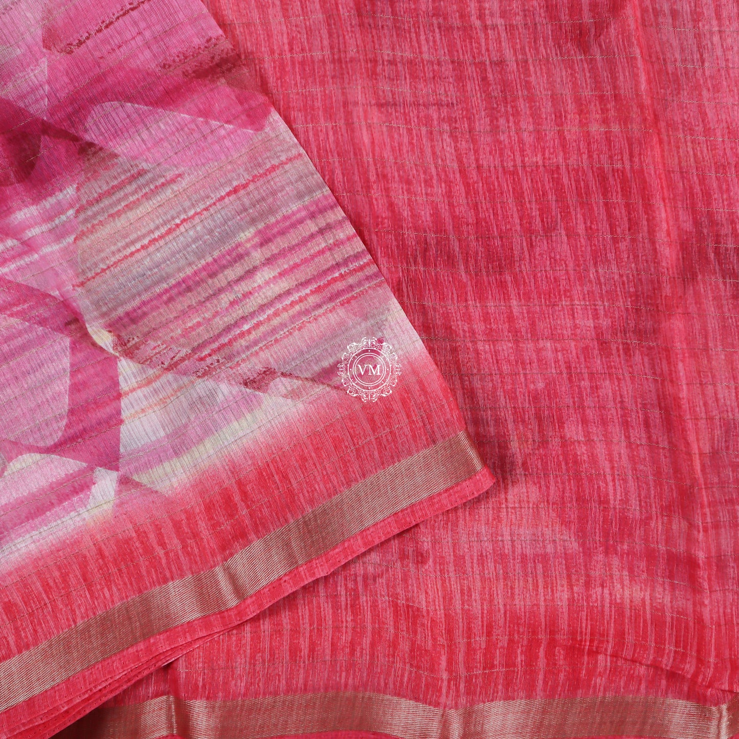 VM Linen Cotton saree VM23057565