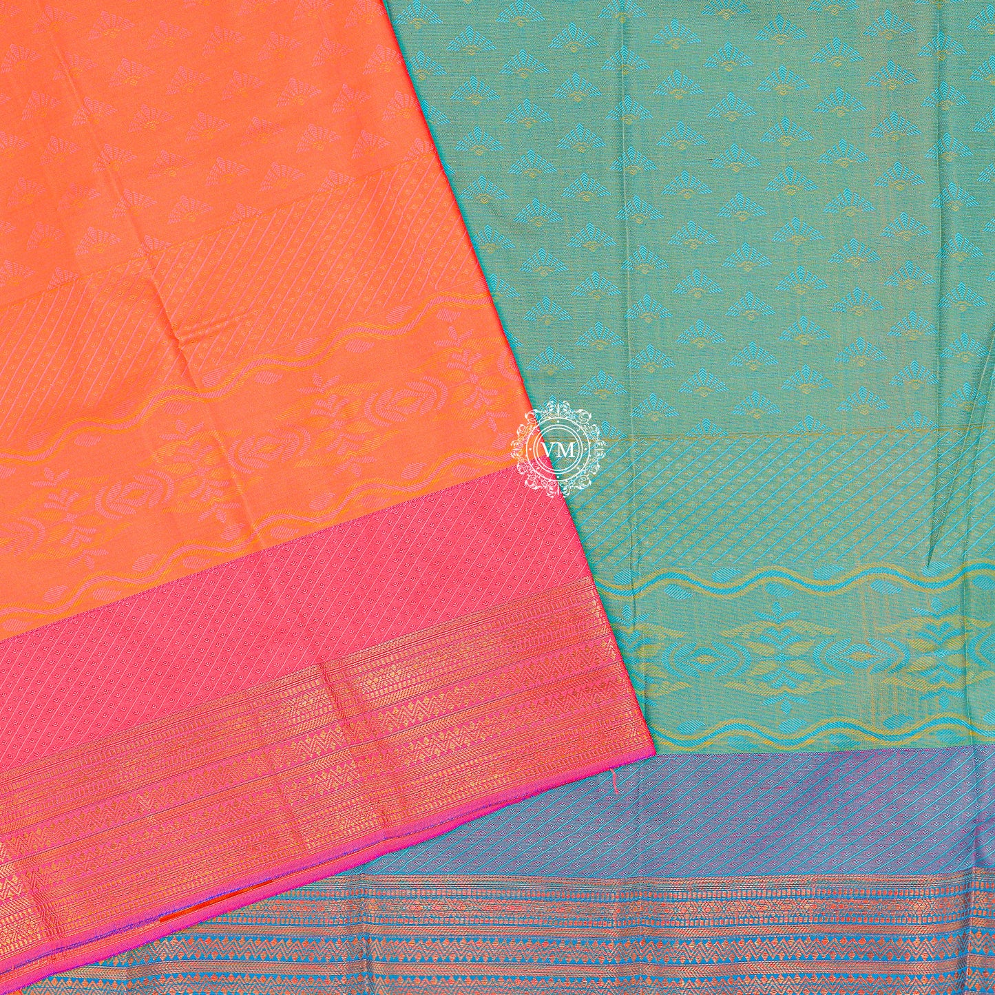 VM Semi Silk Saree VM23063046