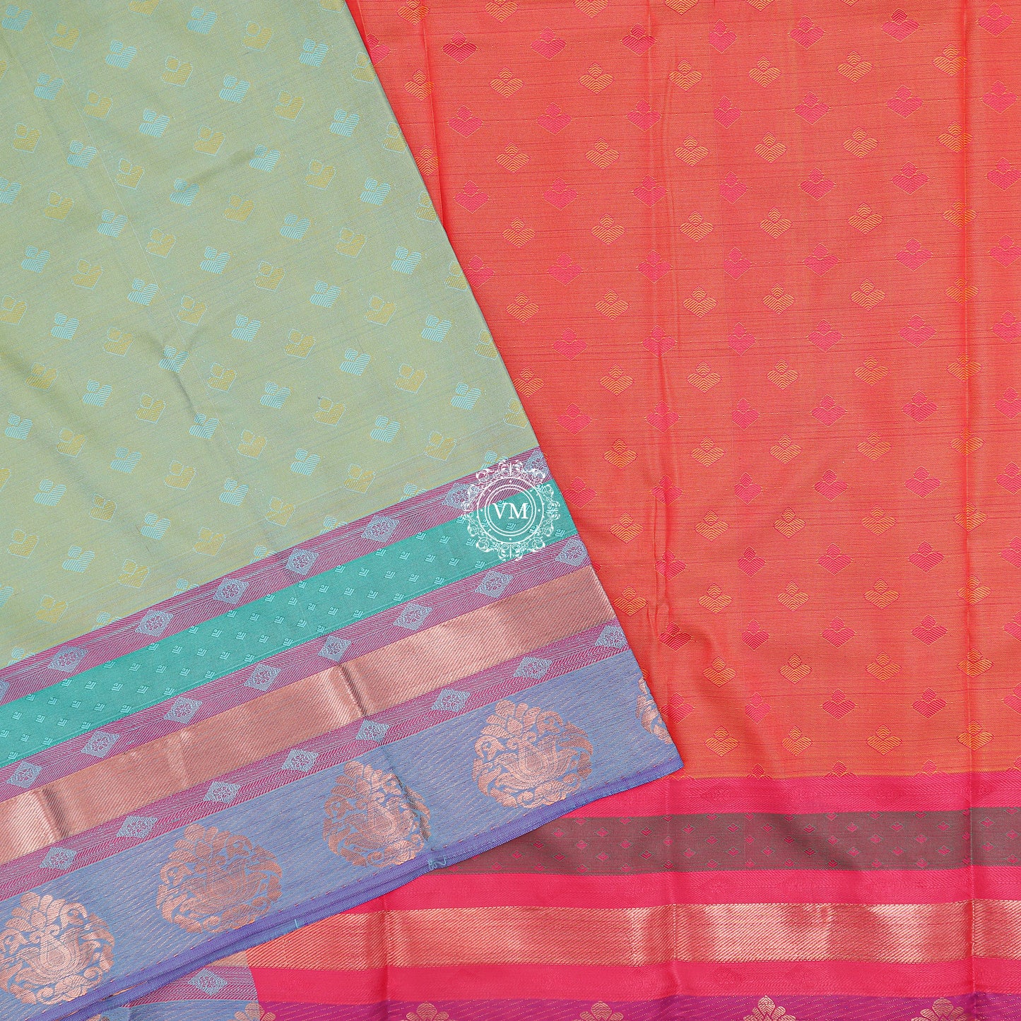 VM Semi Silk Saree VM23062943