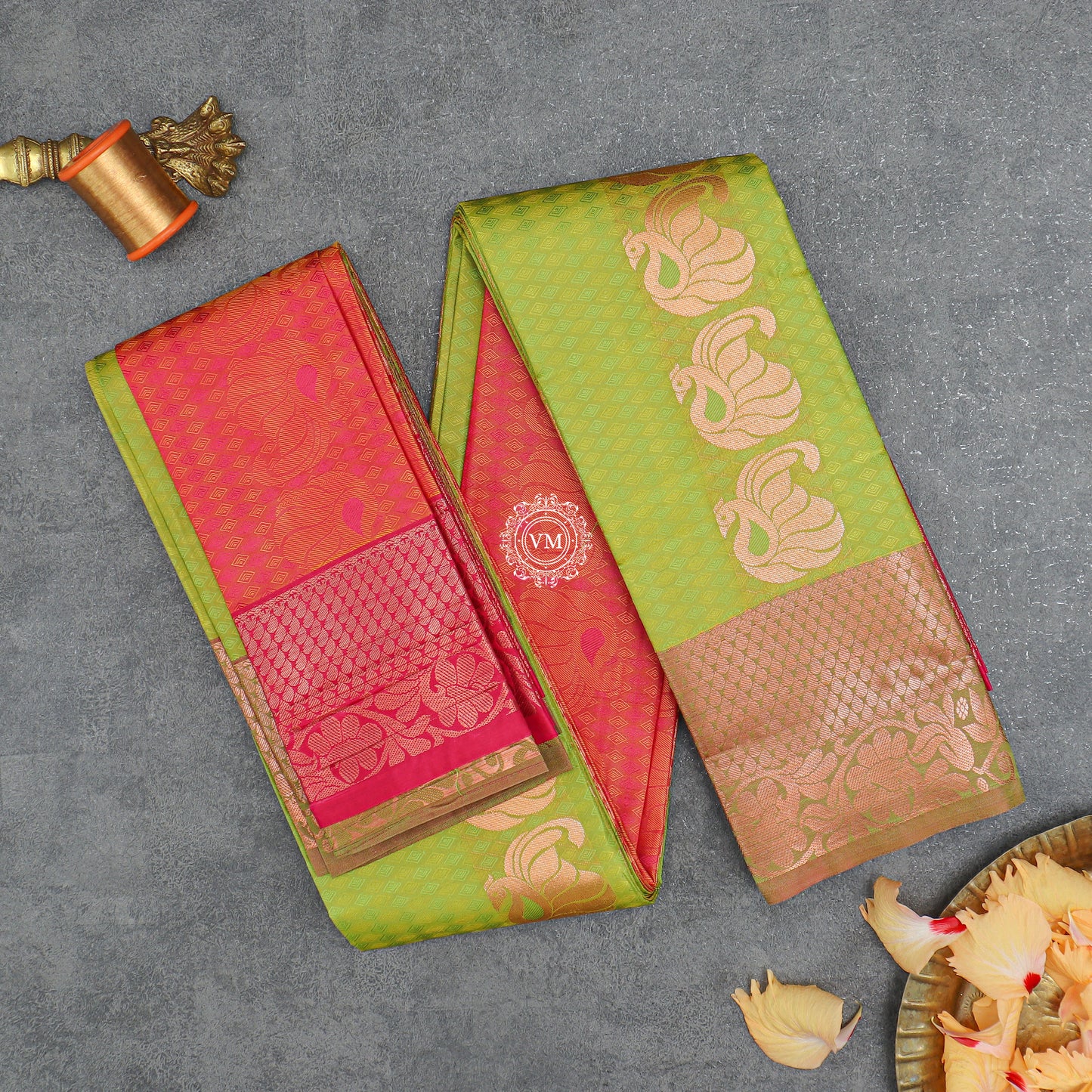 VM Semi Silk Saree VM23063217