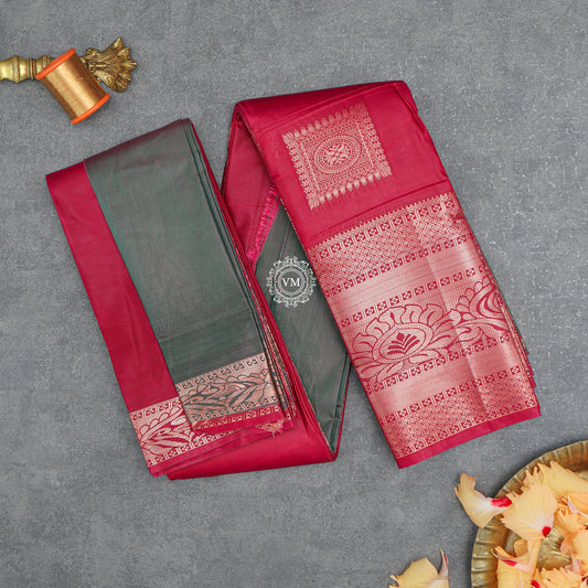 VM Semi Silk Saree VM23063163