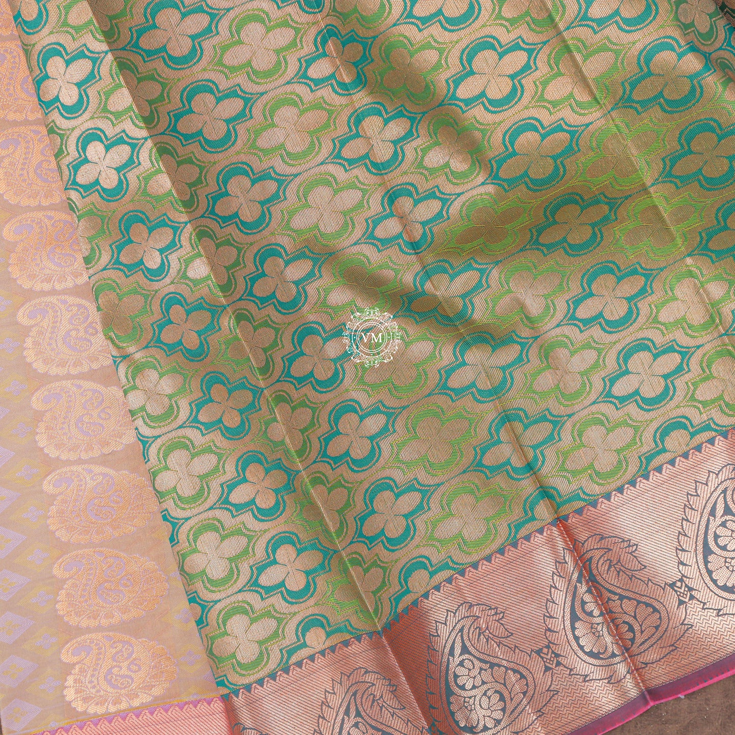 VM Semi Silk Saree VM23063242