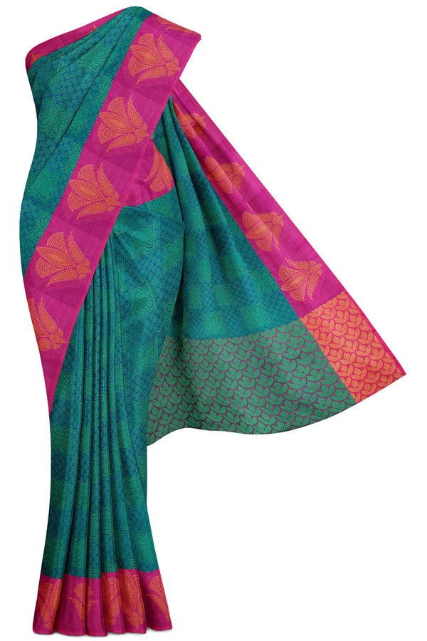 VM23042474 Semi Silk Cotton Saree
