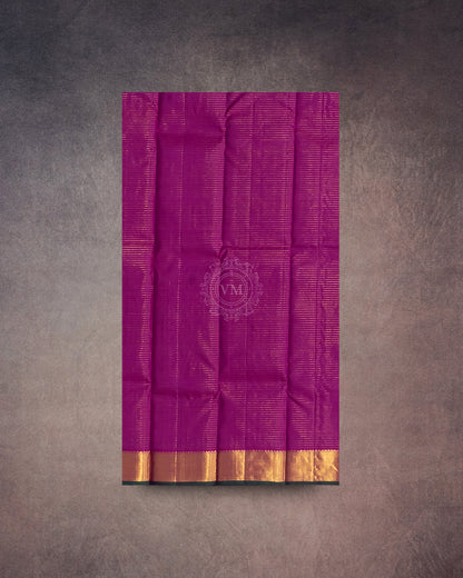 VIOLA PURPLE COLOUR KANCHIPURAM TRADITIONAL SILK SAREE