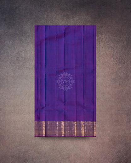 VENICE BLUE COLOUR KANCHIPURAM TRADITIONAL SILK SAREE