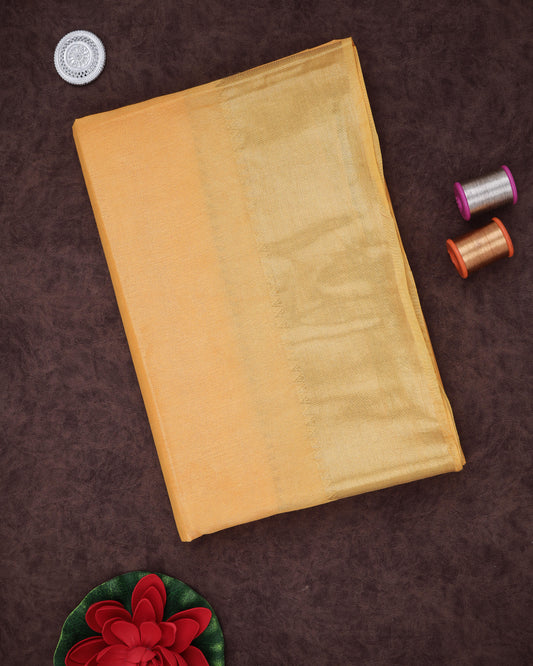 Yellow Fancy Cotton Sarees