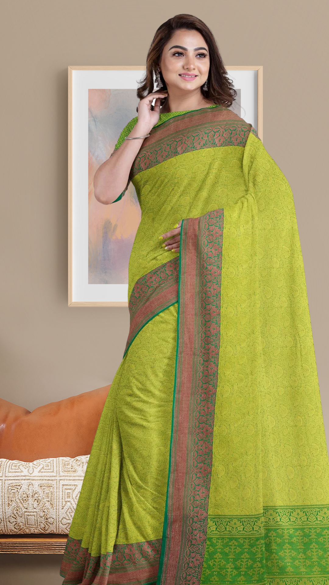 VM23043790 Semi silk Cotton saree