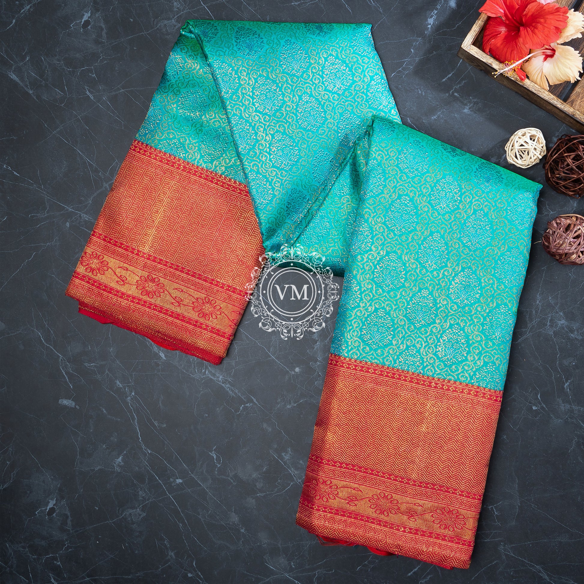 VM Wedding Silks VM22035441 - V Muthuswamy Silks