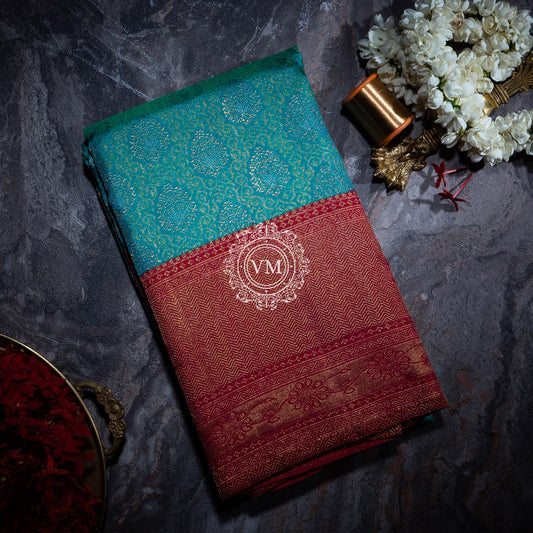 VM Wedding Silks VM22035441 - V Muthuswamy Silks